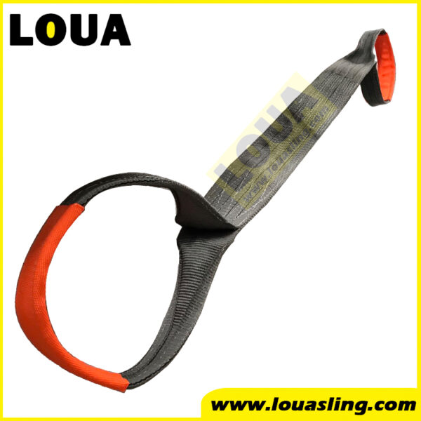 1-ply eye-eye flat webbing sling strap WLL2500KG | tree swing hanging strap | anchor sling strap China supplier| lifting belt manufacturer