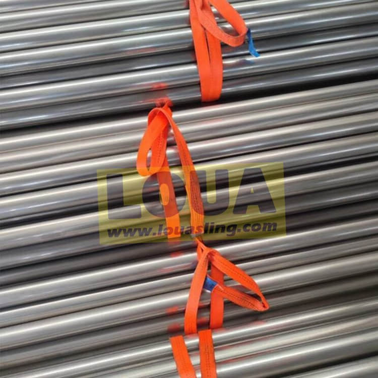 Custom Endless webbing sling for Stainless pipe | disposable lifting strap