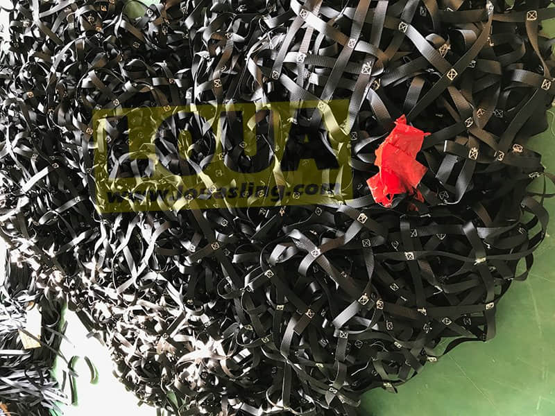 Width 25MM Mesh 10CM webbing net cargo net customized manufacturer