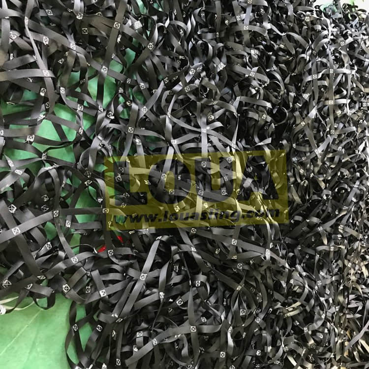 Width 25MM Mesh 10CM webbing net cargo net customized manufacturer