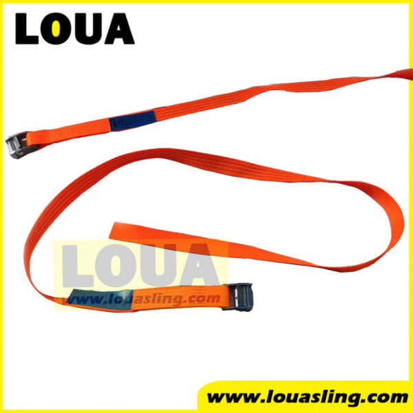 35mm 1.5inch Cam buckle strap 900KG | polyester lashing strap cargo bundling belt