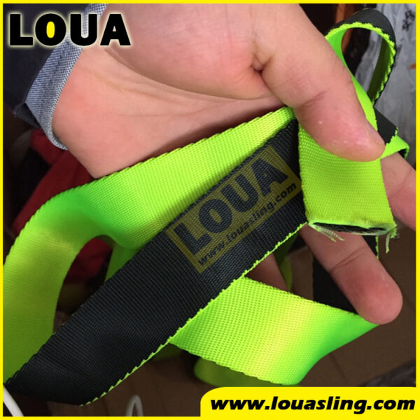 Narrow polyester webbing sleeve | climbing tubular webbing | high strength anchor sling
