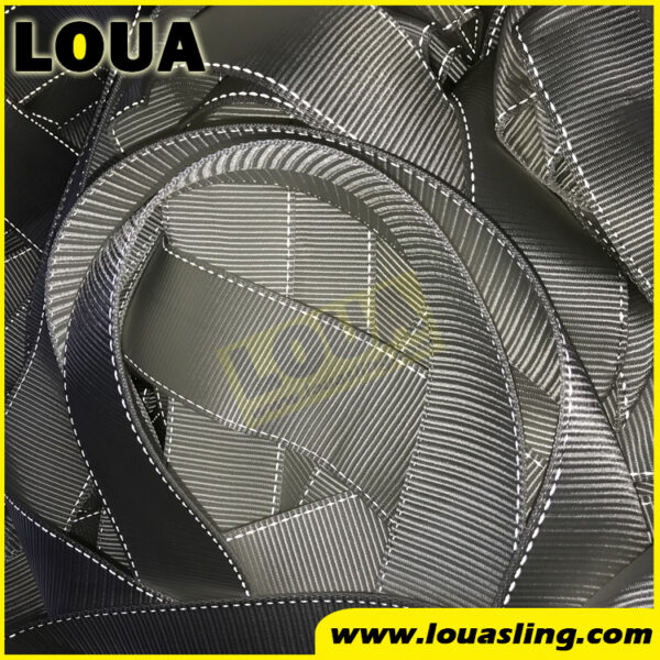 Reflective strap lifting sling lashing strap tow strap safety belt | High Visible webbing strap polyester belt | Hi-Viz strap manufacturer supplier China