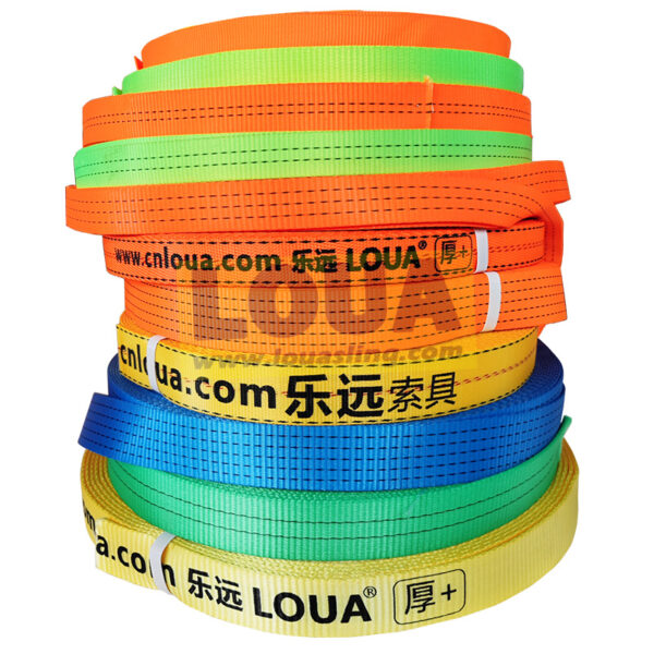 PES webbing materials for cargo lashing | Lashing strap | One way lashing strap | Woven bundling strap