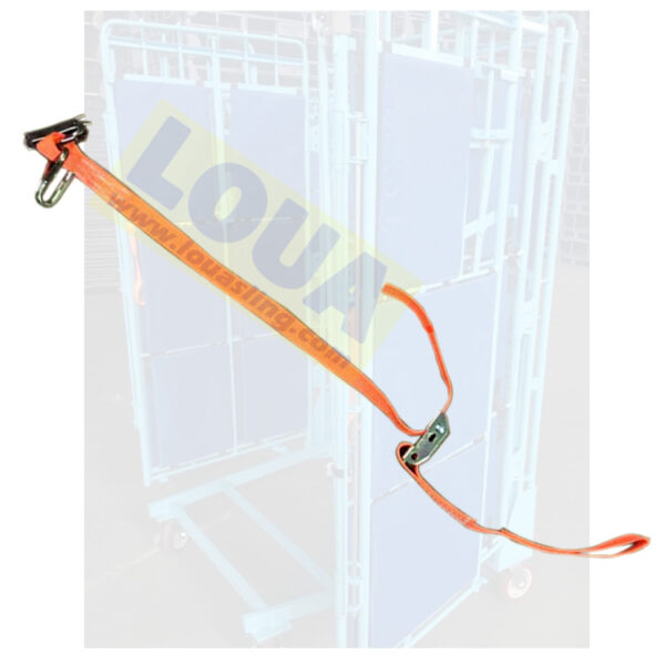 Logistics Trolley van interior transport secure strap | roll container strap China factory supplier | roll cages texitle strap