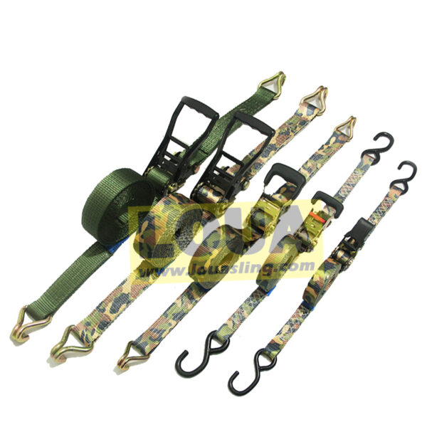 Camo Military green lashing straps | Military cargo straps | hunting safety strap | China manufacture camo strap